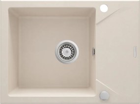 Evora gránit mosogató_beige_1 medence+rövid csepegtető