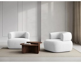 Fehér buklé fotel Jenny – Micadoni Home