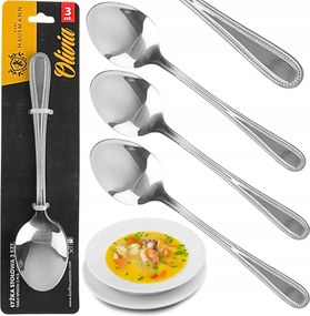 Ebédlő Kanál Szett 3DB-OS Rozsdamentes Acél 18/0 Olivia