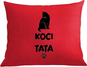 Párna párnahuzat Apák napja Macska Apa