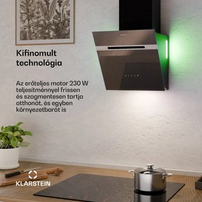 Klarstein Alina páraelszívó, 40 cm, 570 m³/h, Csendes, EEK A