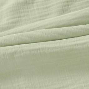 Goldea muszlin párnahuzat - világos zsályaszínű 40 x 40 cm