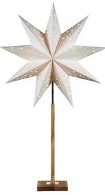 Markslöjd 706042 - Karácsonyi dekoráció SOLVALAA 1xE14/25W/230V fehér/fa