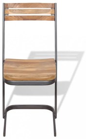 2 db tömör tíkfa étkezőszék