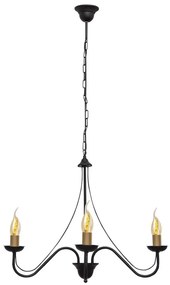 Csillár láncon MALBO 3xE14/60W/230V