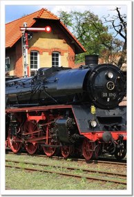 Poszterek keretben 40x60 Gőzmozdony parádé Wolsztyn