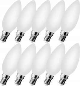 Led izzó E14 Filament 4W Semleges Tejgyertya
