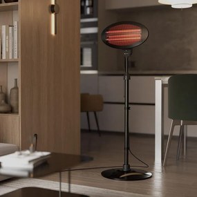 Infravörös fűtőtest teleszkópos állvánnyal 200 W 3 fűtési