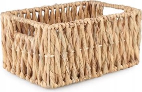 Téglalap Alakú Boho Vízi Jácint Kosár 33x22x15 cm