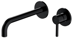 OMNIRES Y1215HLBL - Fali mosdócsaptelep Y, fekete, rejtett szerelés