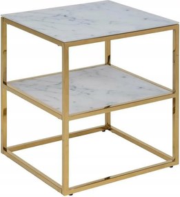 Alisma éjjeliszekrény Fehér Arany