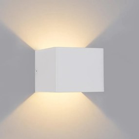 Brilagi - DONNANI kültéri LED fali lámpa, 5 W, 230 V, 10 cm, fehér, IP44