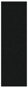 fekete szerelt fa fali polc 85 x 16 x 52,5 cm