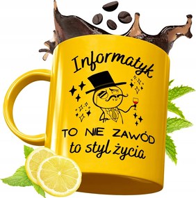 Arany Prémium Bögre Informatikusoknak Ajándék Nyomtatott Fotóval