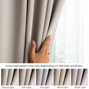 Bézs sötétítő termo függöny 140x270 cm Pleat – Restilo