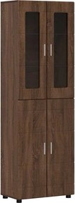 vidaXL Magasfiú polcokkal FLORIN Barna Tölgy 60 x 35 x 182 cm Faanyag