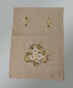 Hímzett terítő Százszorszépek 40x110 cm TiaHome