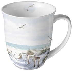 Porcelán bögre tengerparti mintával Beach 400 ml