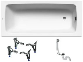 Kaldewei Cayono téglalap alakú kád 160x70 cm zománcozott acél bal és jobb is KWB748