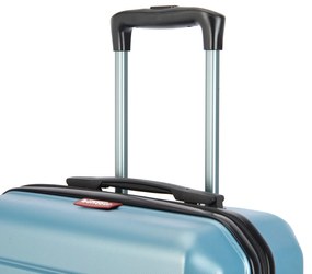 BONTOUR “SPINNER” közepes Duplakerekes Gurulós bőrönd, jégkék