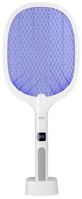 Vayox LED elektromos rovarcsapda 2 az 1-ben LCD-vel, 1200 mAh/5V, fehér BX0034