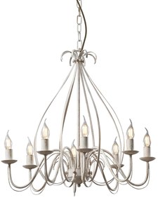 Klasszikus krém színű csillár 8 ággal - Giuseppe