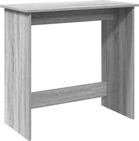 vidaXL szürke sonoma színű szerelt fa íróasztal 80x40x75 cm