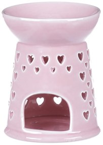 Porcelán aromalámpa Pink, 11 x 11 x 14 cm