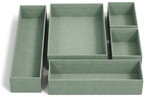 Karton fiókrendszerező készlet 5 db-os Emma Paper Laminate – Bigso