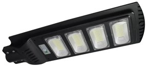 LED Napelemes utcai lámpa érzékelővel STREET LED/15W/3,2V IP65 + távirányító