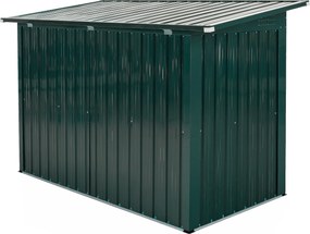 Acél tárolóbox két szemeteshez, zöld, RUBIS