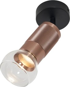 Modern mennyezeti spotlámpa sötét bronz állítható - Veerle