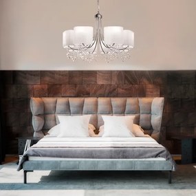 Searchlight 1055-5CC - Csillár láncon NINA 5XE14/60W/230V