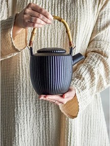 Fekete kőedény teáskanna 850 ml Neri – Bloomingville