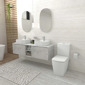 AREZZO design MONTANA kombi wc alsós/hátsó kifolyású, rimless AR-502R (2 doboz)