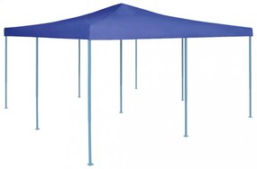 kék összecsukható pavilon 5 x 5 m