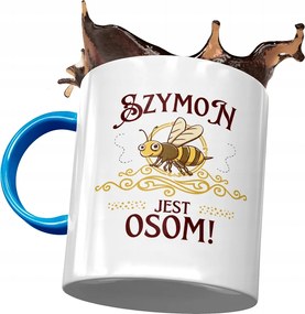 Kék Bögre Simon Simek Kollégáknak Ajándék Nyomtatott Fotóval