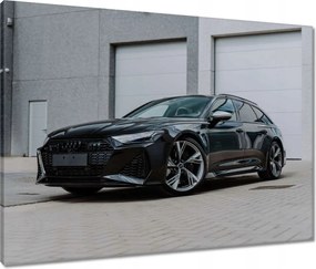 Vászonkép 80x60 Fekete autó Audi