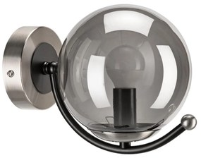 Fali lámpa GEORGIA 1xE14/5W/230V matt króm/füstös