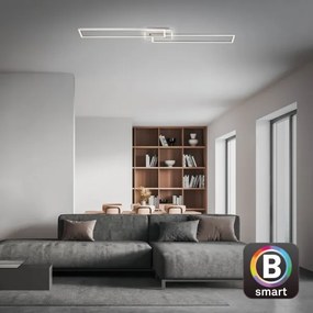 Brilo - LED Dimmelhető felületre szerelhető csillár FRAME 2xLED/20W/230V Wi-Fi Tuya + távirányító