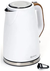 Vízforraló 1,7 l 2400W/230V rozsdamentes acél/fehér