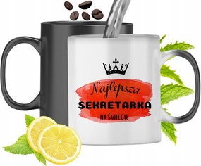 Mágikus Bögre Titkárnőnek Színváltós, fényképes nyomattal