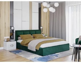 Kárpitozott ágy OTTO mérete 140x200 cm Zöld