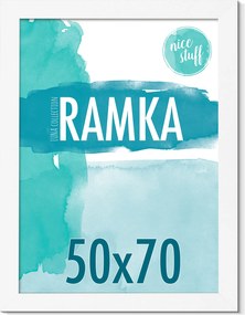 Képkeret 50x70 B2 képkeret 50x70 képkeret fehér Mdf fotó keret