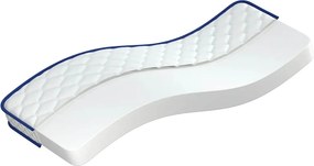 vidaXL fehér memóriahabos matrac 70 x 200 x 17 cm puha