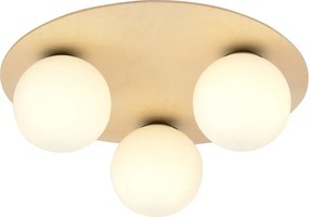EMIBIG 1142-3B KENZO Glamour Mennyezeti Lámpa Fehér, Barna E14 IP20
