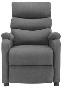 világosszürke szövet elektromos masszázsfotel