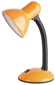 RABALUX-4171 Dylan narancs, fekete asztali lámpa, flexibilis fejjel 1XE27 40W