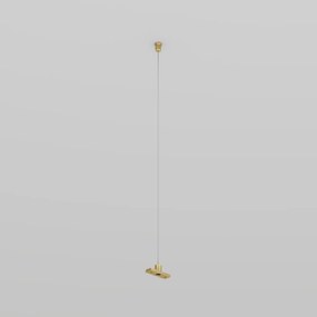 TR/EU-5718-SB suspension, Shine track system, Base series, 48V DC, IP20, 2 M, satin brass color, aluminum — TR/EU-5718-SB