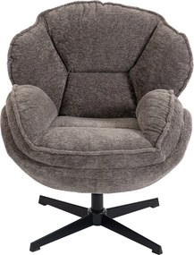 HOMCOM Modern wingback fotel, bársony fotel négycsillagos talppal, S-rugókkal, szürke